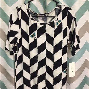 NWT LuLaRoe L Disney NBC Gigi Top